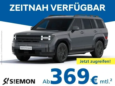 Hyundai Hyundai SANTA FE Hybrid Blackline 1.6 T-GDI HEV Allrad im Leasing von Null-Leasing