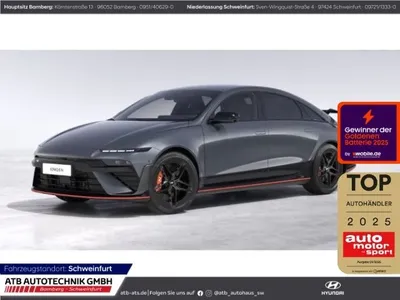 Hyundai Hyundai IONIQ 6 N 84kWh 609PS 4WD Basis HUD Navi Soundsy im Leasing von Null-Leasing