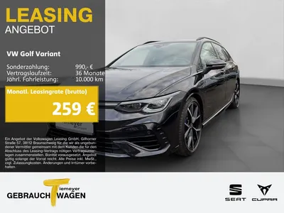 VW Volkswagen Golf Variant R LEDER LM19 HuD H/K im Leasing von Null-Leasing