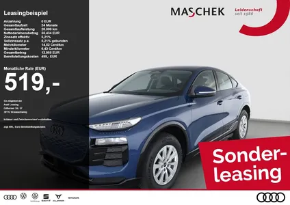 Audi Audi Q6 e-tron Sportback quat Tech AHK 360° ACC 0.25% im Leasing von Null-Leasing