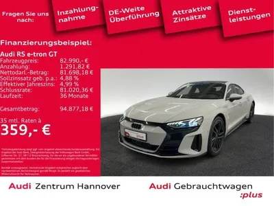 Audi Audi RS e-tron GT Head-Up Laser Pano B&O im Auto Abo von LeasingMarkt.de