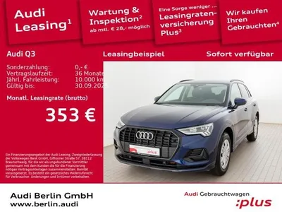 Audi Audi Q3 advanced 35 TFSI S tr. AHK PDC LED NAVI im Auto Abo von LeasingMarkt.de