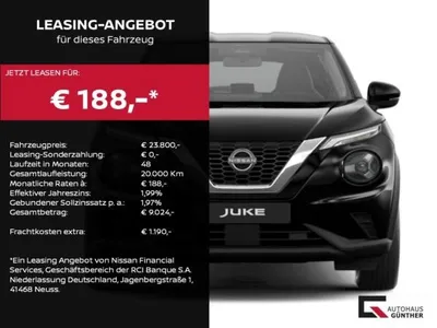 Nissan Nissan Juke JUKE 1.0 DIG-T 114 PS 7DCT ACENTA NC Komfort im Auto Abo von LeasingMarkt.de
