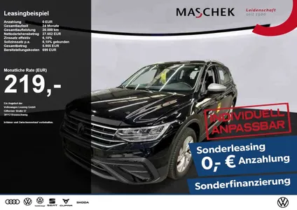 VW Volkswagen Tiguan Allspace Life 1.5 TSI Sonderleasing! AHK im Leasing von Null-Leasing