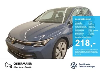 VW Volkswagen Golf VIII STYLE 1.5TSI ACC.5J-G.AREA-VIEW.NAVI+VC.HARMAN.HUD.PANO.LED.APP-C im Auto Abo von LeasingMarkt.de