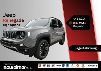 Jeep Jeep Renegade High Upland Plug-In-Hybrid 4Xe im Leasing von Null-Leasing