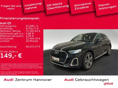 Audi Audi Q5 S line 50 TDI quattro Matrix Kamera AHK Navi im Auto Abo von Mobile.de