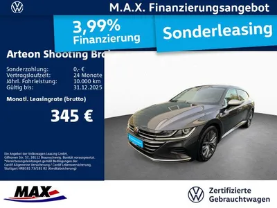 VW Volkswagen Arteon Shootingbrake 2.0 DSG ELEGANCE NAVI+AHK im Auto Abo von Null-Leasing