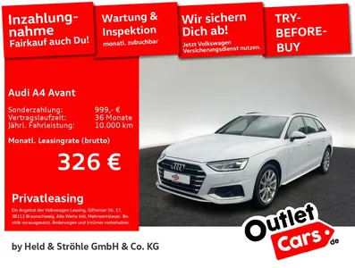 Audi Audi A4 Avant advanced 35 TDI S tronic NAV+ KAM AHK im Leasing von Null-Leasing