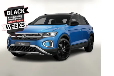 VW T-Roc 150 DSG Style Pano BlackP Matrix Nav 19Z Auto-Abo privat im Auto Abo von Autohaus Tabor