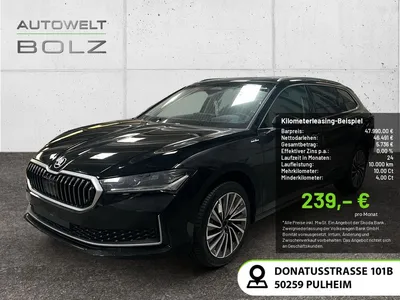 Skoda Skoda Superb Combi 2.0 TDI 4x4 L&K MATRIX-LED AHK 360° im Leasing von Null-Leasing