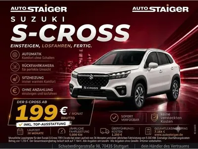 Suzuki Suzuki S-Cross Comfort Automatik im Leasing von LeasingMarkt.de