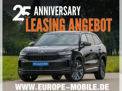 Skoda Skoda Kodiaq "25th Anniversary" SPORTLINE 2.0 TDI DSG 4x4 142 kW (UVP 63.760€/SOFORT) 7-SITZE/PANO/MATRIX/NAV/KES im Leasing von LeasingMarkt.de