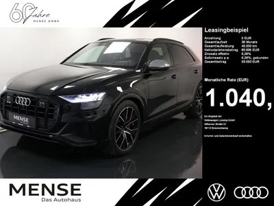 Audi Audi SQ8 4.0 TFSI Quattro tiptronic Matrix|AHK|HUD|Lu im Leasing von Null-Leasing