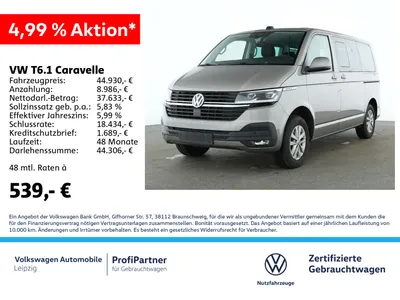 VW VW T6.1 Caravelle *AHK*ACC*LED*8-Sitze*APP*PDC im Auto Abo von Null-Leasing