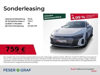 Audi Audi e-tron GT RFK Navi SHZ Leder LED PDC 19 im Leasing von LeasingMarkt.de