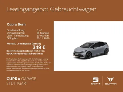 Cupra Cupra Born 170kW im Leasing von Null-Leasing