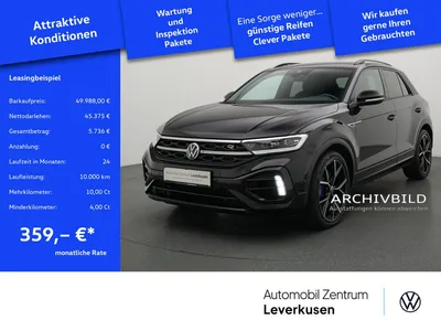 VW Volkswagen T-Roc R PANO MATRIX AKRAPOVIC AHK LEDER MEMORY im Auto Abo von Null-Leasing