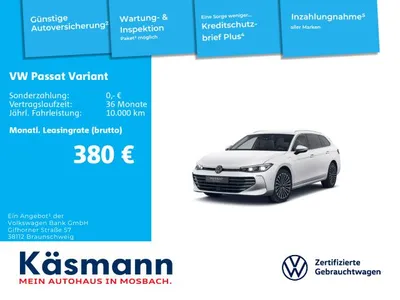 VW Volkswagen Passat Variant Elegance 1.5 eHybrid AHK HUD DCC im Auto Abo von Null-Leasing