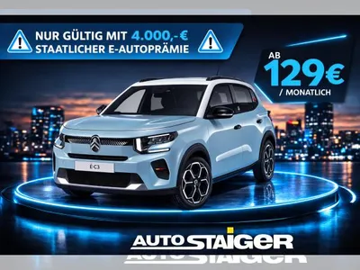Citroen Citroën C3 Citroën C3 ⚡️TEAM-D Elektromotor 113⚡️❗️E-Förderprämie❗️Bestellung❗️ im Leasing von LeasingTime