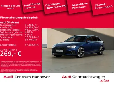 Audi Audi S4 Avant 3.0 TDI quattro Pano B&O Kamera Navi im Auto Abo von LeasingMarkt.de