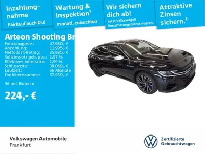 VW Volkswagen Arteon Shooting Brake 2.0 TSI DSG 4Motion R Navi Leder IQ.Light DAB+ im Auto Abo von LeasingMarkt.de