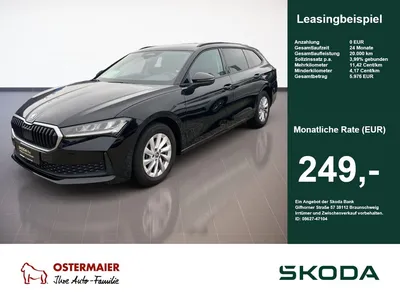 Skoda Skoda Superb Combi ESSENCE 2.0TDI LED.NAV.DSG.AHK.SUNS im Leasing von Null-Leasing