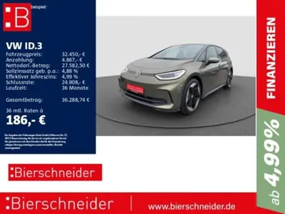 VW Volkswagen ID.3 Pro S 20 DCC MATRIX HuD 360 im Auto Abo von LeasingMarkt.de