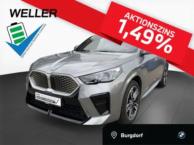 BMW BMW iX2 xDr30 M Sport HUD H/K 360° AHK Leas. ab 489 im Leasing von Null-Leasing