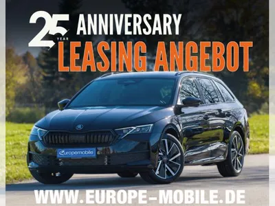 Skoda Skoda Octavia Combi 2026 "25th ANNIVERSARY" SPORTLINE 1.5 TSI 110 kW mHEV DSG (UVP 49.990€/SOFORT) NAV/EASY/AHK/AS im Leasing von LeasingMarkt.de