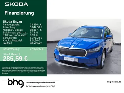 Skoda Skoda Enyaq iV 50 Loft im Leasing von Null-Leasing