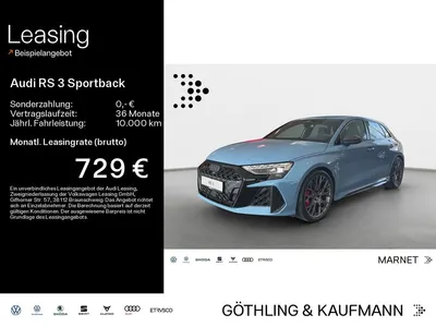 Audi Audi RS 3 Sportback 294 kW S tronic*Keramik*HUD*Memor im Leasing von Null-Leasing