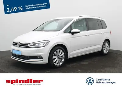 VW Volkswagen Touran Highline 2.0 TDI DSG / 7-Sitze, AHK, LED im Auto Abo von LeasingMarkt.de