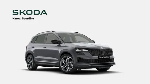 Skoda Skoda Karoq 1.5l TSI ACT DSG Sportline Black Deal im Auto Abo von Null-Leasing