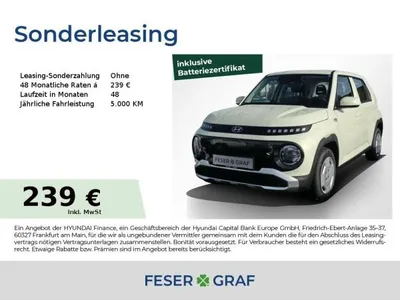 Hyundai Hyundai INSTER Inster SELECT NAVI KAMERA KLIMA TFL SMARTKEY im Leasing von LeasingMarkt.de