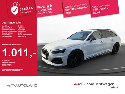 Audi AUDI RS4 Avant 2.9 TFSI quattro tiptronic | PANO | im Auto Abo von Null-Leasing