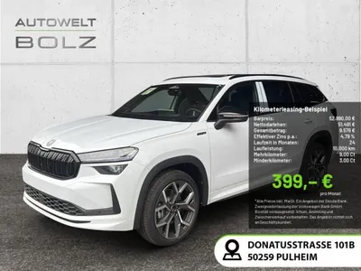Skoda Skoda Kodiaq Sportline 2.0 TDI 4x4 AHK NAVI LED 360 im Leasing von LeasingMarkt.de