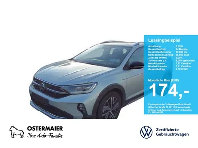 VW Volkswagen Taigo STYLE BLACK ROOF 1.0TSI 116PS DSG ACC.5J-G im Leasing von Null-Leasing