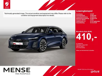 Audi Audi A6 Avant 2.0 TDI quattro S tronic B&O|AHK|HUD|LM im Leasing von Null-Leasing