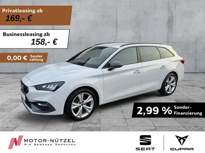 Seat Seat Leon ST 1.5 eTSI DSG FR-LINE LED+NAV+ACC+SHZ+RFK im Leasing von Null-Leasing