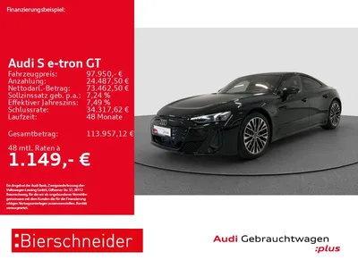 Audi Audi S e-tron GT LASER PANO HuD B&O 360 im Leasing von Null-Leasing