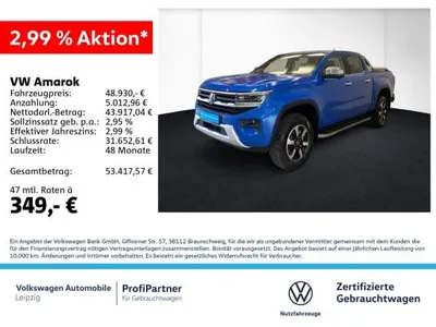 VW Volkswagen Amarok DoubleCap Style 4M*Standh*Matrix*AHK*360° im Auto Abo von LeasingMarkt.de