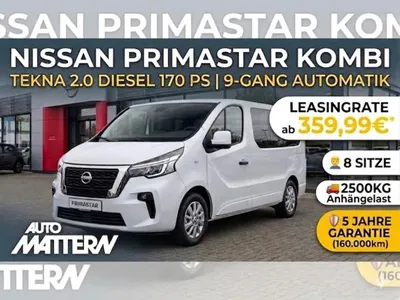 Nissan Nissan Primastar 🚐 Primastar TEKNA • 8 Sitze •9-G  Automatik • 170 PS • 5 Jahre Garantie • LED im Leasing von LeasingMarkt.de