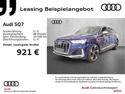 Audi Audi SQ7 *MATRIX*7-Sitzer*StdHz*HuD*B&O*AHK*360°*ACC* im Auto Abo von LeasingMarkt.de