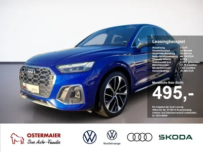Audi Audi SQ5 Sportback 3.0TDI 341PS QUATTRO B&O.HUD.STAND im Leasing von Null-Leasing