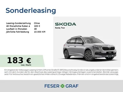 Skoda Skoda Kamiq Tour 1,0TSI 6-Gang-Sch *SZH*KAMERA*KESSY* im Auto Abo von Mobile.de