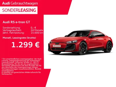 Audi Audi RS e-tron GT performance *24 Monate Garantie* im Leasing von Null-Leasing