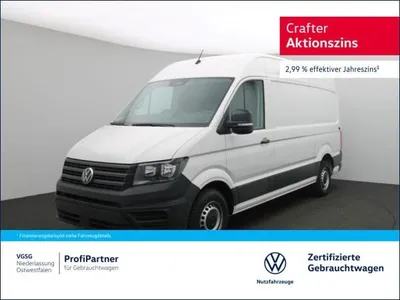 VW Volkswagen Crafter Kasten Mittel Neues Modell RearView Klima im Auto Abo von LeasingMarkt.de