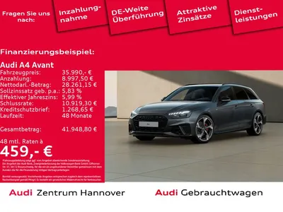 Audi Audi A4 Avant S line 40 TFSI Matrix B&O Pano Kamera A im Auto Abo von Null-Leasing