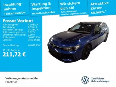 VW Volkswagen Passat Variant 2.0 TDI DSG 4Motion R-Line Navi IQ.Light DAB+ FrontAssist im Auto Abo von LeasingMarkt.de